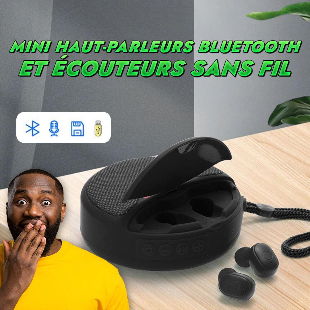 Écouteurs Haut-Parleurs Bluetooth Pour Portable-RDC